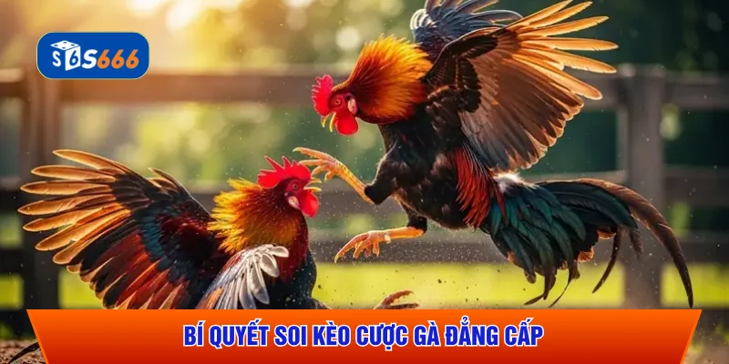 Bí quyết soi kèo cược gà đẳng cấp