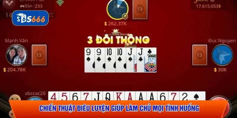 Chiến thuật điêu luyện giúp làm chủ mọi tình huống